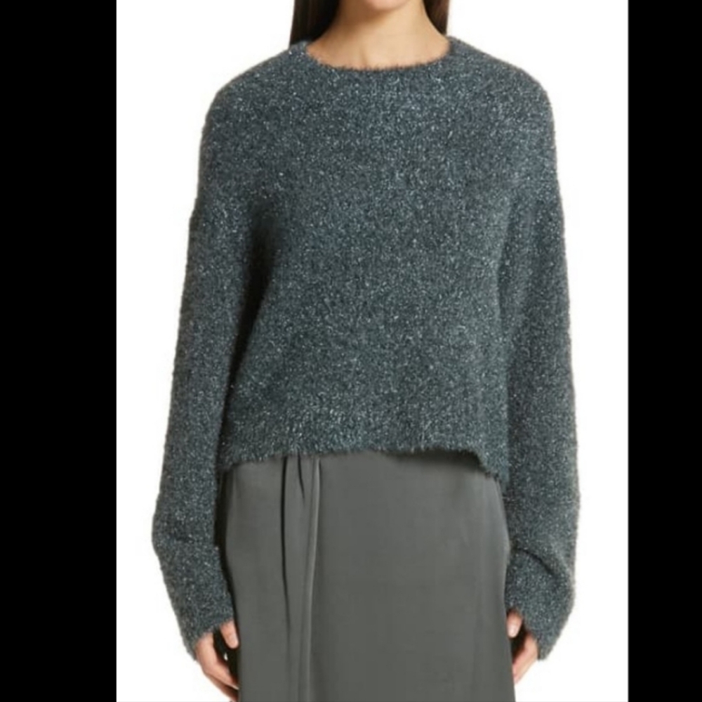 Vince metallic boxy knit sweater - Picture 12 of 12